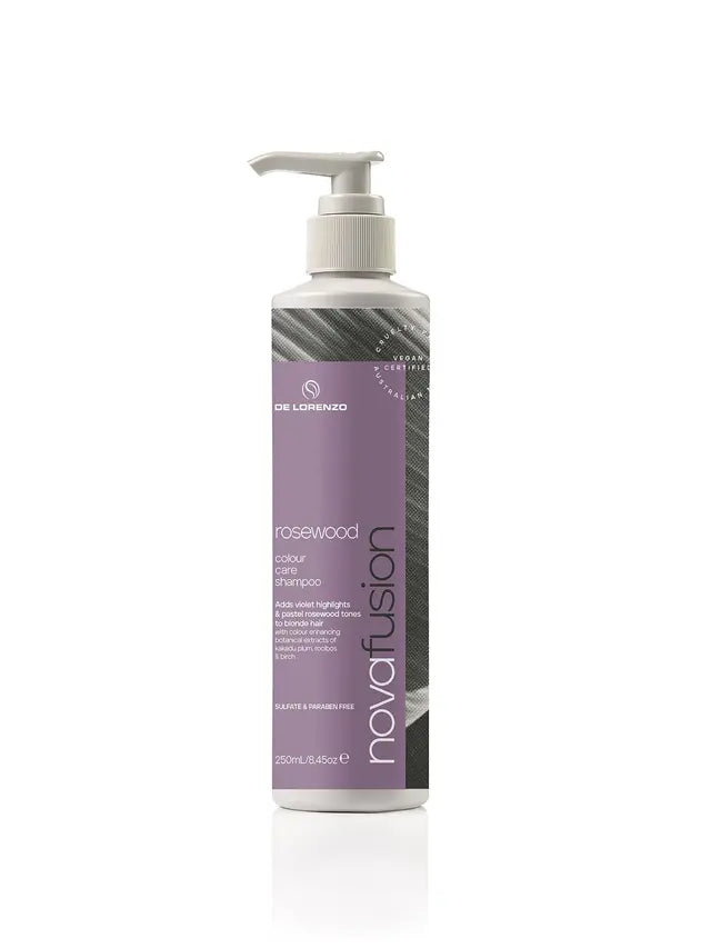 De Lorenzo Nova Fusion Colour Care Shampoo - Rosewood 250ml
