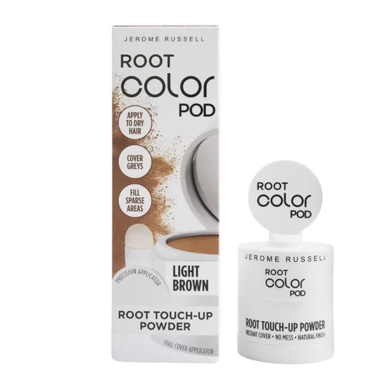 Jerome Russell Root Color Pod Root Touch Up Powder - LIGHT BROWN 4g