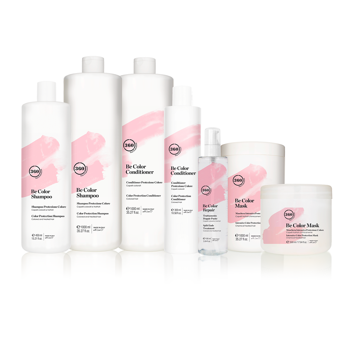 360 COLOR SHAMPOO CONDITIONER TREATMENT BUNDLE