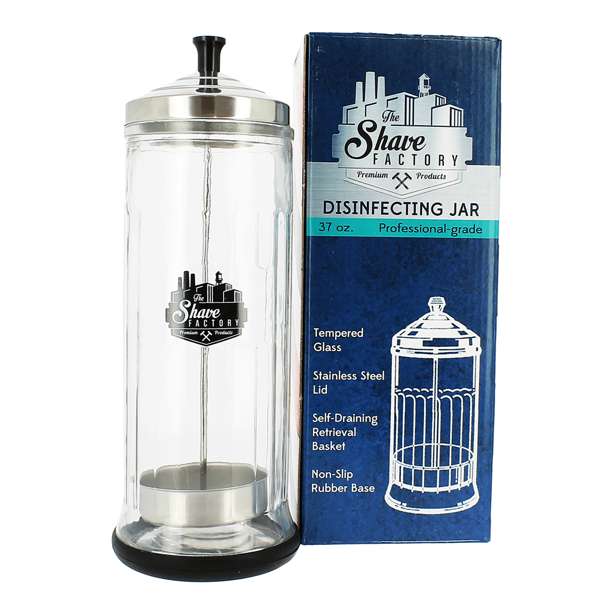 The Shave Factory Disinfecting Jar 37 oz