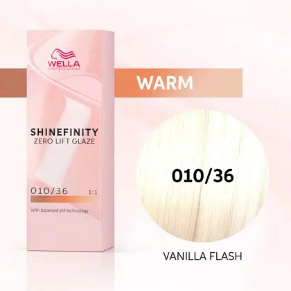 Wella ShineFinity Zero Lift Glaze Lightest Blonde Gold Violet 60ml