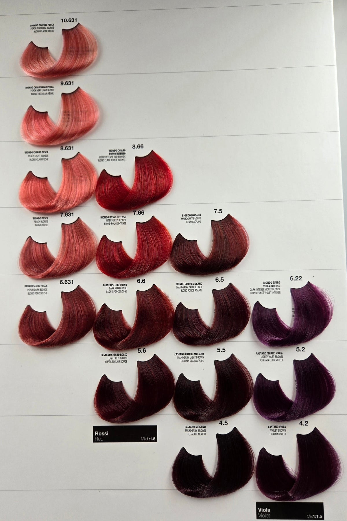 RG HAIR COLOUR  EXTRAS
