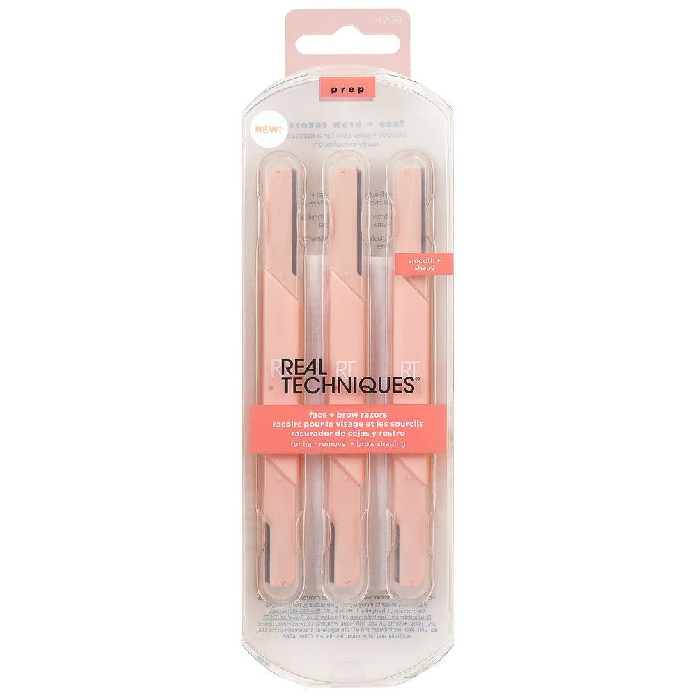 REAL TECHNIQUES FACE AND BROW RAZORS