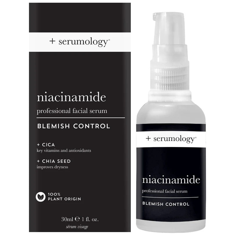 MASKOLOGY Serumology Niacinamide Blemish Control Facial Serum with CICA & CHIA Seed 30ml