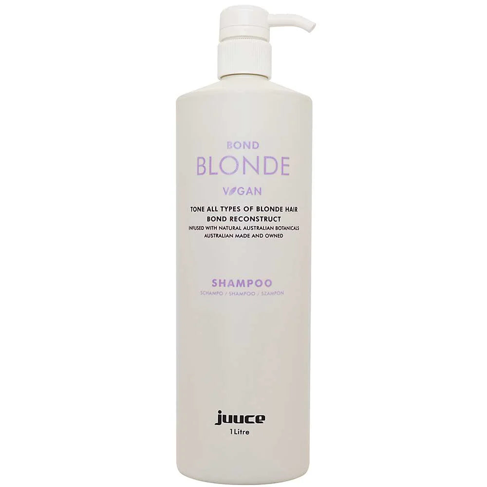 JUUCE  BOND BLONDE SHAMPOO AND CONDITIONER 1L DUO PACK (pumps not included)