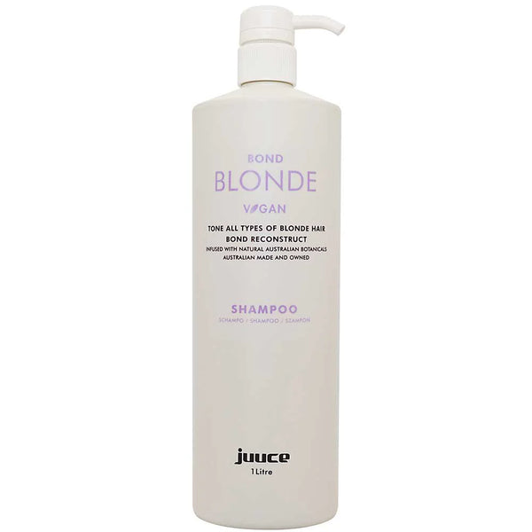 JUUCE  BOND BLONDE SHAMPOO AND CONDITIONER 1L DUO PACK (pumps not included)
