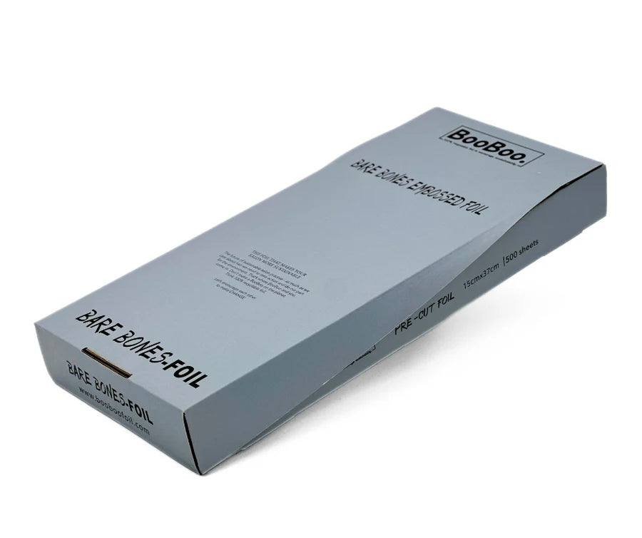 BOOBOO Bare Bones Foil Balayage Flat Box 15cm x 37cm 15 microns 500 sheets