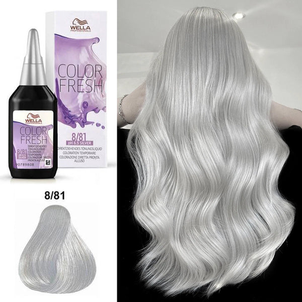 Wella Color Fresh Semi-Permanent Colour Dye - 8/81 LIGHT PEARL ASH BLONDE 75ml