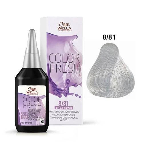 Wella Color Fresh Semi-Permanent Colour Dye - 8/81 LIGHT PEARL ASH BLONDE 75ml