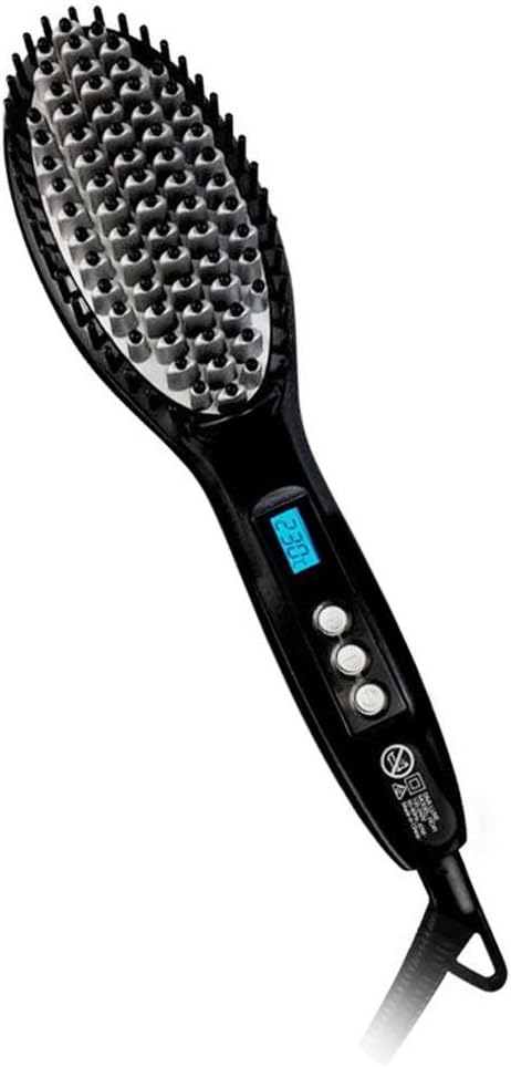 DIVA LUXE Hybrid Ceramic Hot Hair Straightening Brush - 110-230°C
