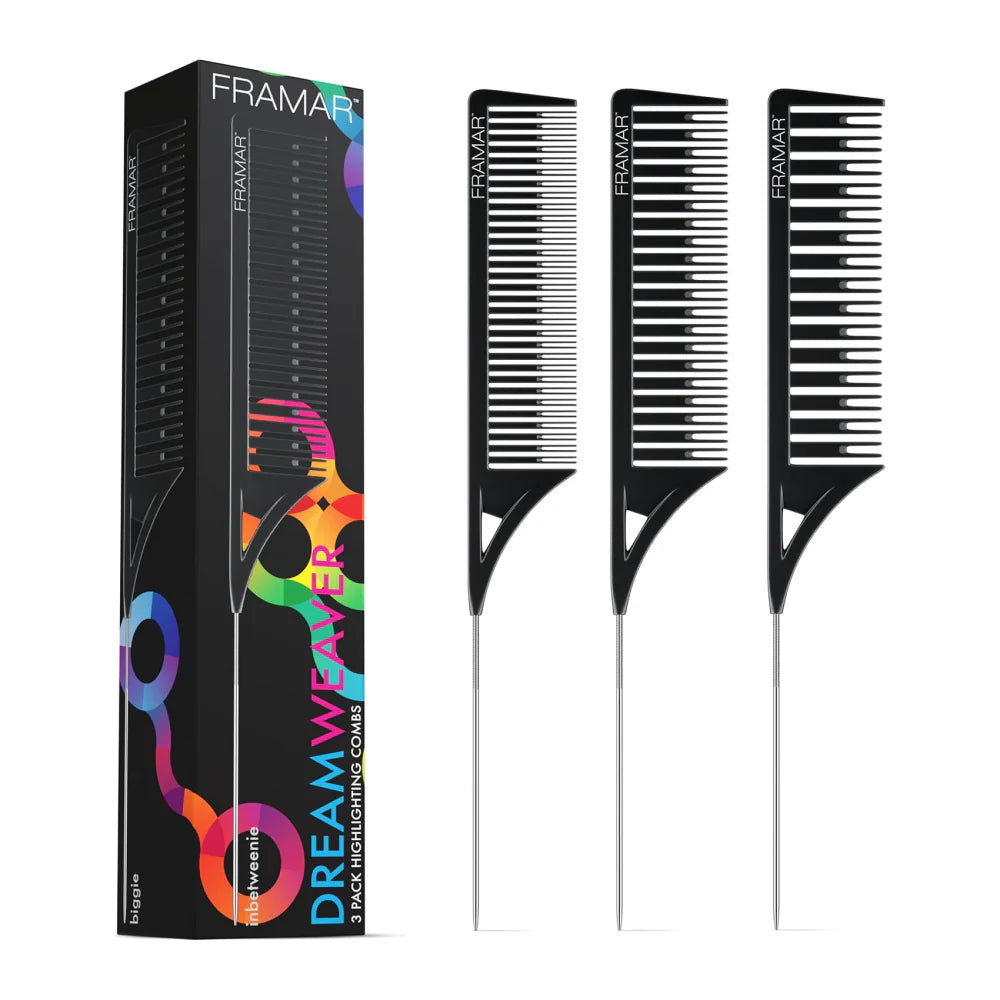 Framar Dreamweaver Highlighting Tail Combs 3pk