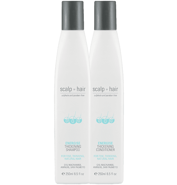 NAK SCALP TO HAIR ENERGISE THICKENING SHAMPOO AND  CONDITIONER