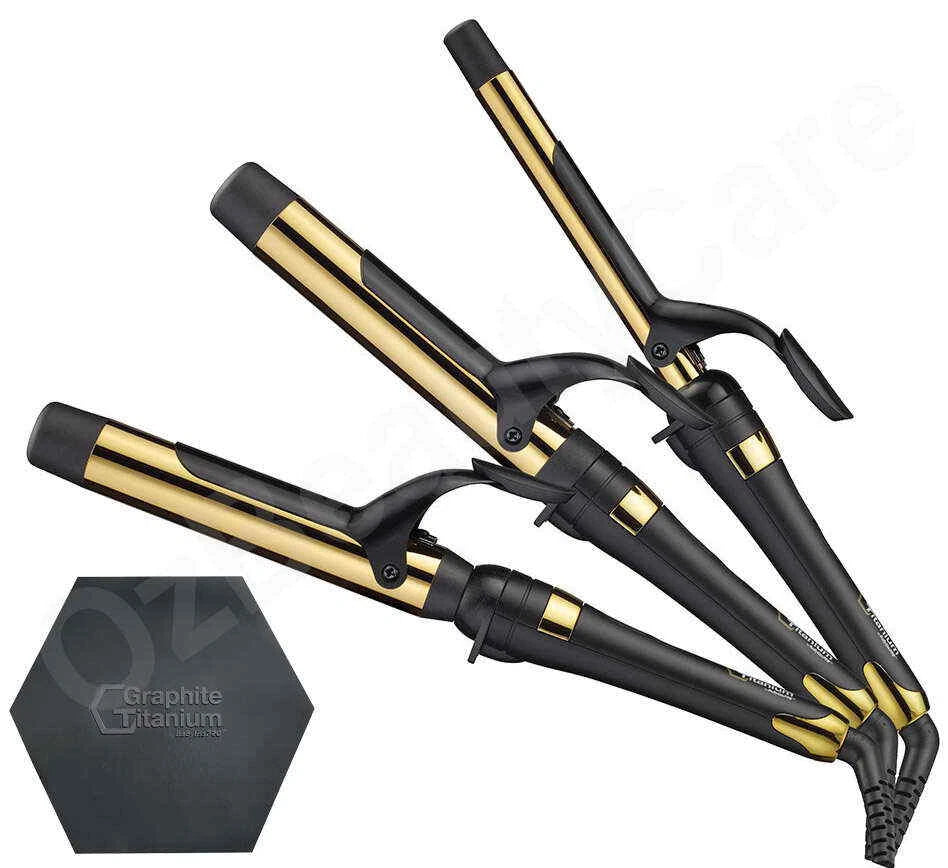 Babyliss Pro Graphite Titanium Ionic Hair Curling Iron Tong Curler