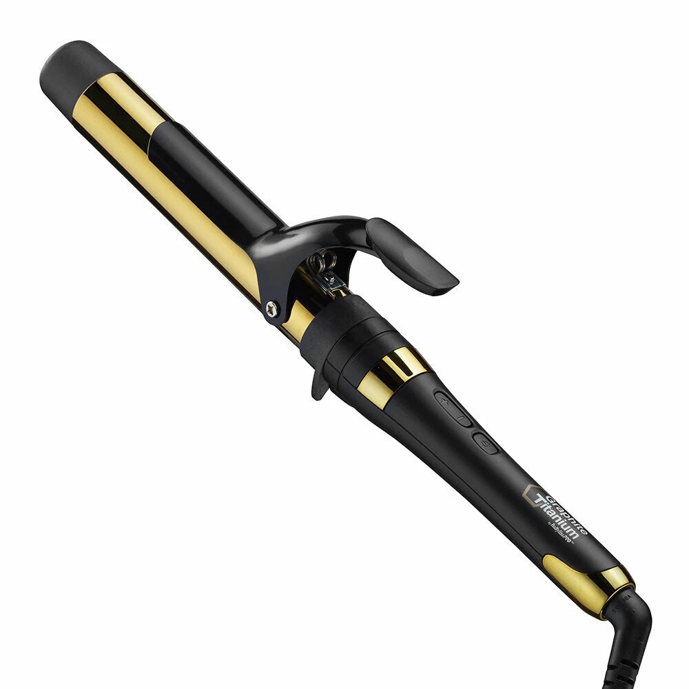Babyliss Pro Graphite Titanium Ionic Hair Curling Iron Tong Curler