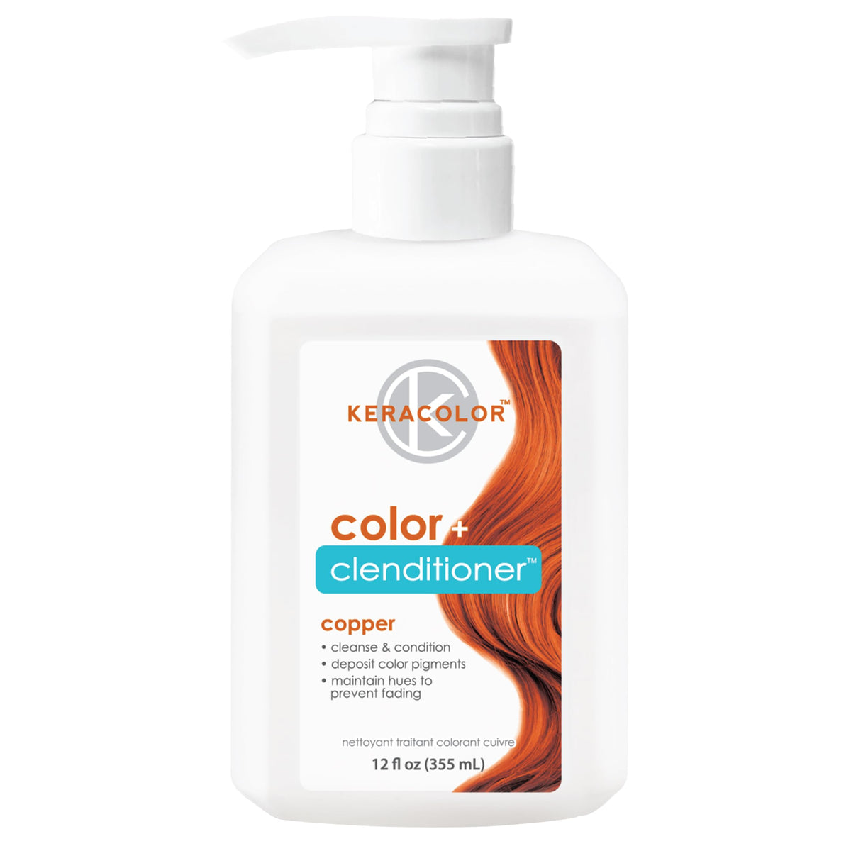 Keracolor Color Clenditioner Colour Shampoo Copper 355ml