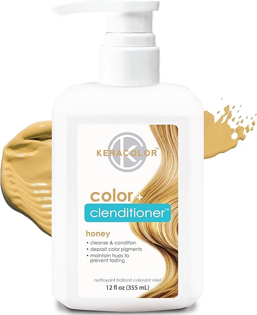 Keracolor Color Clenditioner Colour Shampoo 355ml - Honey