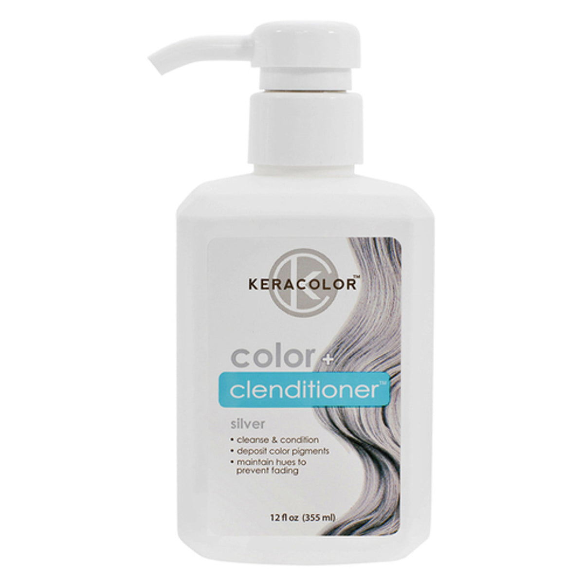Keracolor Color Clenditioner Colour Shampoo Silver 355ml