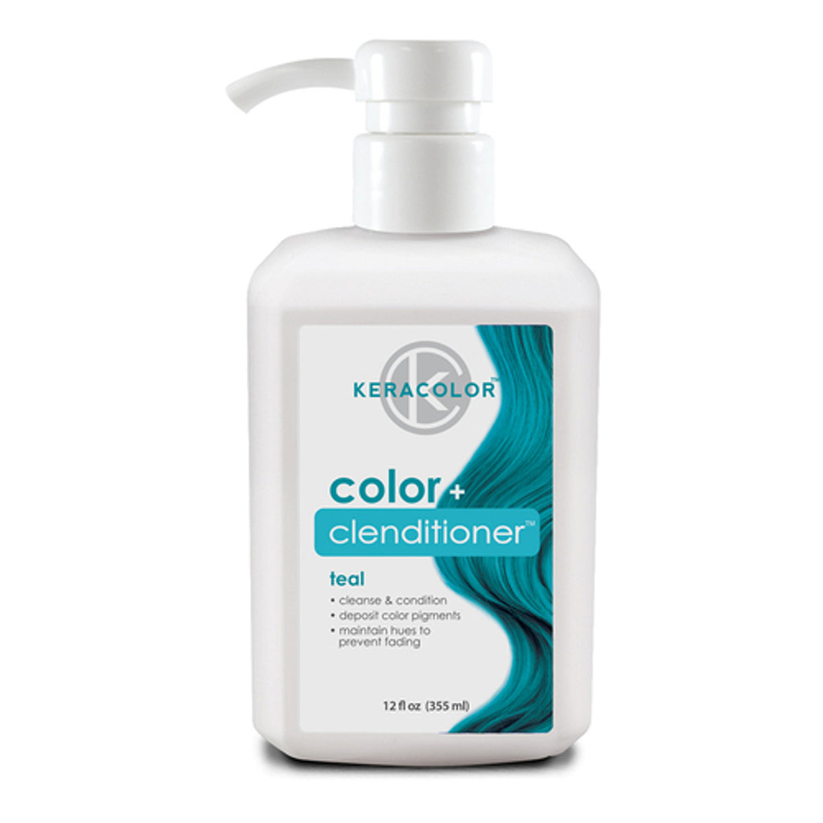Keracolor Color Clenditioner Colour Shampoo Teal 355ml