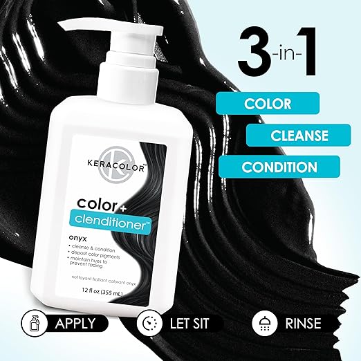 Keracolor Color Plus Clenditioner, ONYX 355 ml