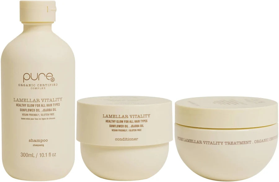 Pure Lamellar Vitality Trio Bundle with Butter Mask
