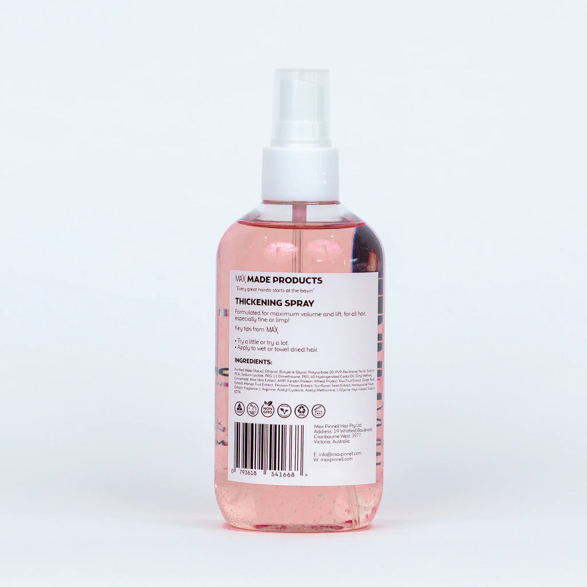 Max Pinnell Thickening Spray 250ml