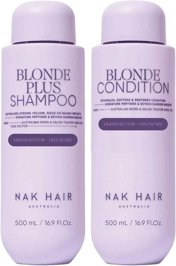 NAK Signature Blonde Plus Shampoo & Conditioner Duo (SPECIAL 500 ML )