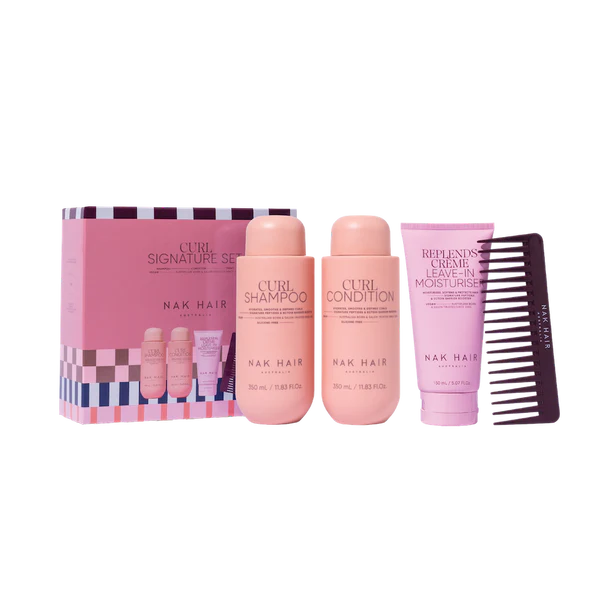Nak Hair Curl Trio with Bonus Hair Signature Comb