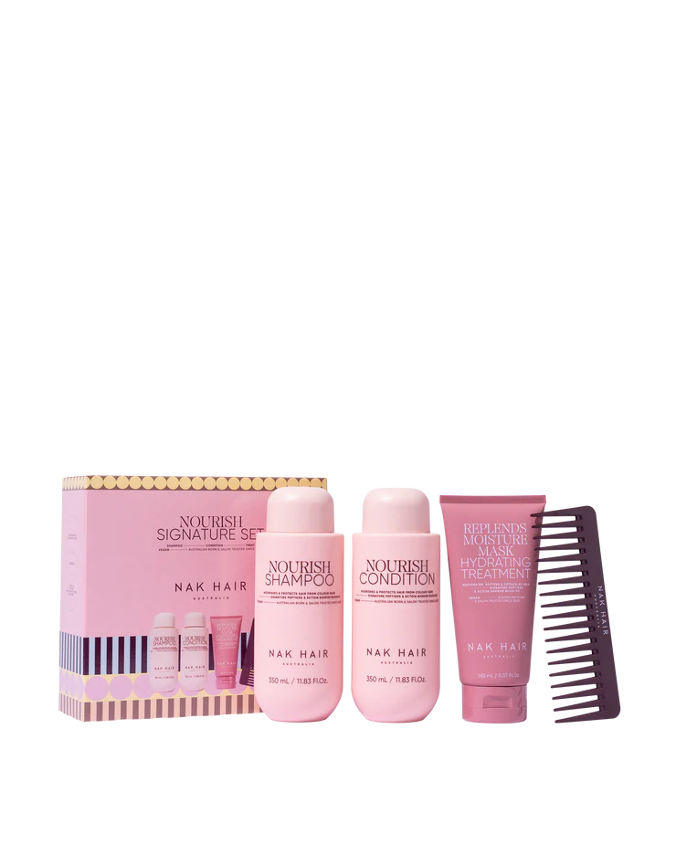 NAK Hair Signature Holiday Nourish Trio Gift Pack