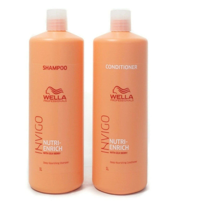 Wella Professionals Invigo Nutri Enrich Shampoo and Conditioner 1L Duo