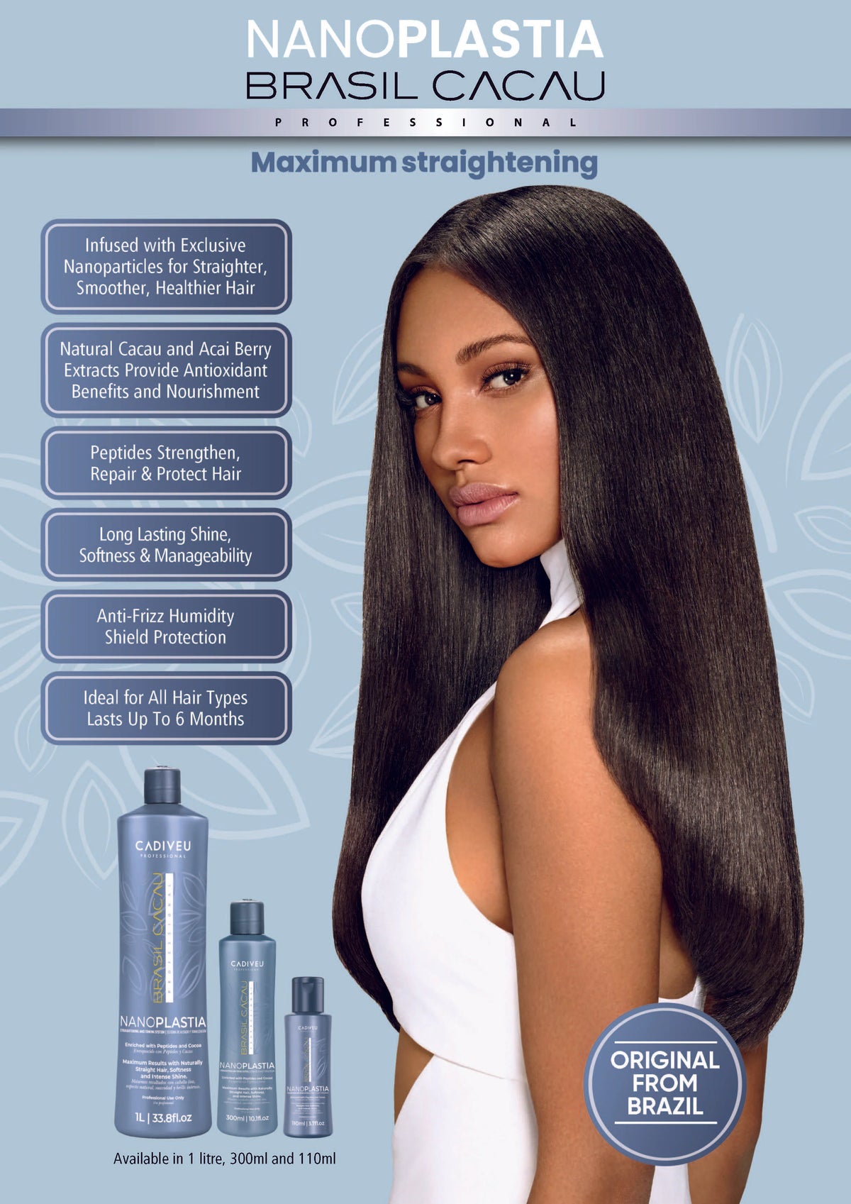 BRASIL CACAU NANOPLATY AND STRAIGHTENER   (SPECIAL)