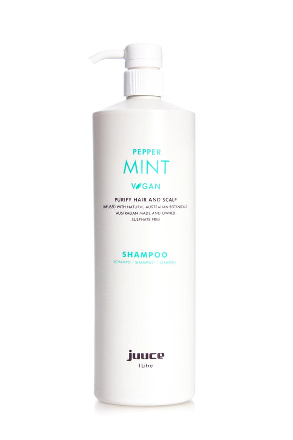 JUUCE PEPPERMINT SHAMPOO CONDITIONER 1 L DUO PACK (pumps not included)