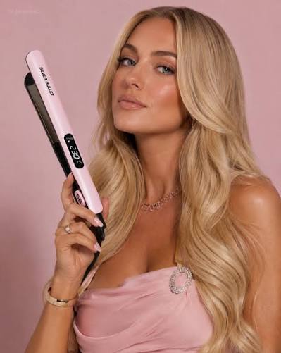 Silver Bullet City Chic Hair Straightener - Pink