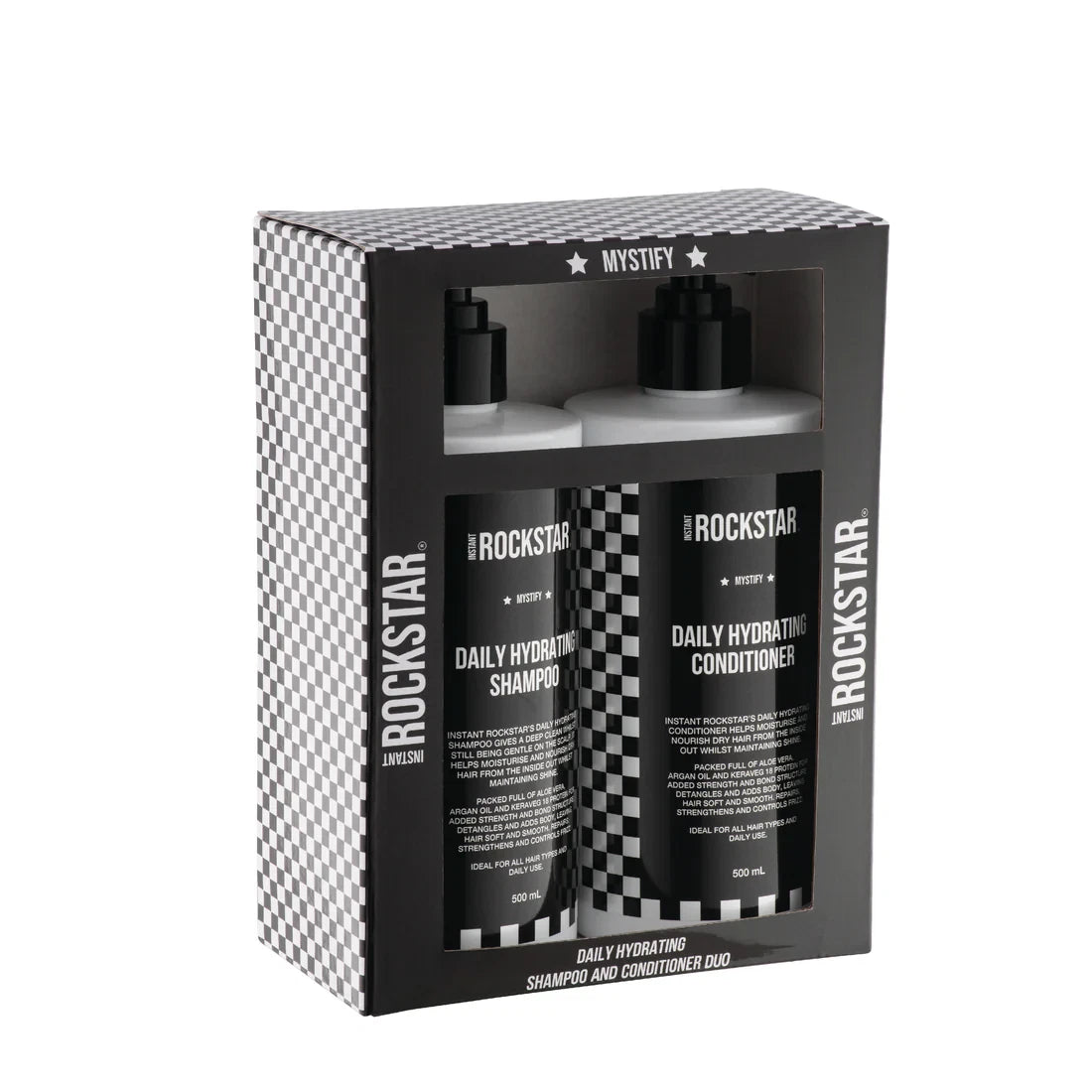 Instant Rockstar Mystify Hydrating Shampoo And Conditioner Duo Pack - 500ml
