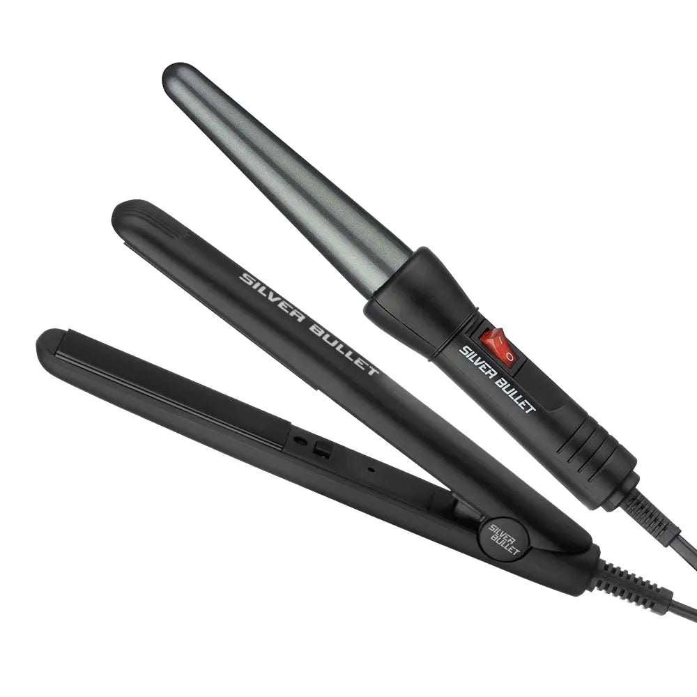 Silver Bullet  Silver Bullet Style on the Run - Mini Straightener & Conical