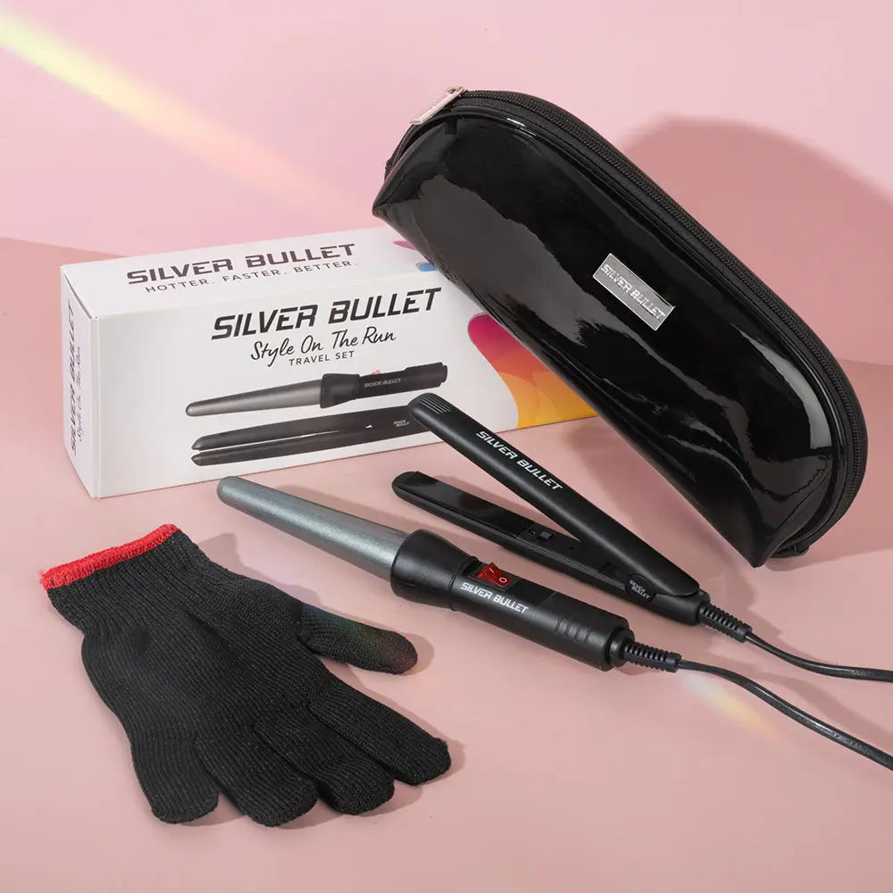 Silver Bullet  Silver Bullet Style on the Run - Mini Straightener & Conical