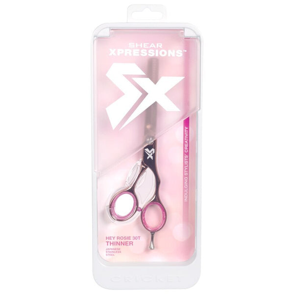Cricket Shear Xpressions Hey Rosie Rose Gold Thinner Scissor 5.75"