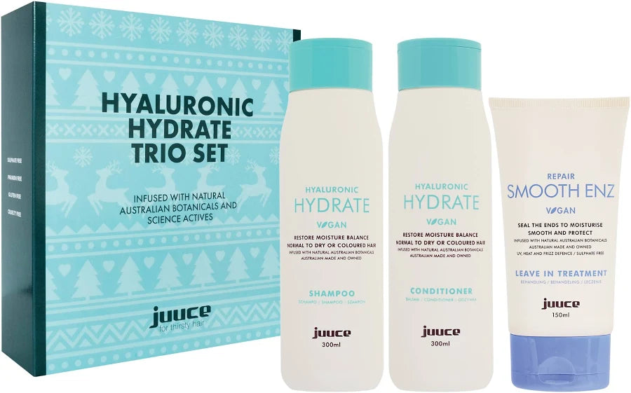 Juuce Hyaluronic Hydrate & Smooth Enz Trio Pack