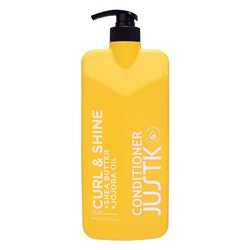 JUSTK CURL & SHINE SHAMPOO & CONDITIONER WITH MASK