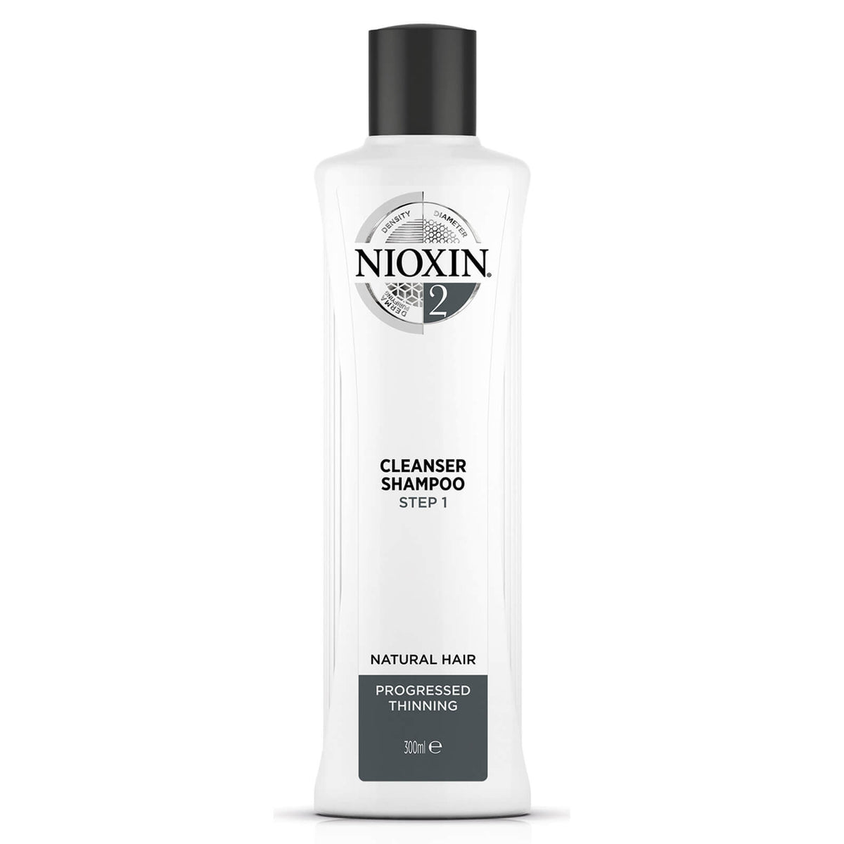Nioxin 2 Cleanser Shampoo - Natural Hair Progressed Thinning