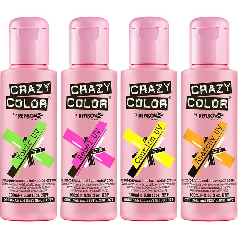Crazy Color Semi Permanent Hair Color Cream