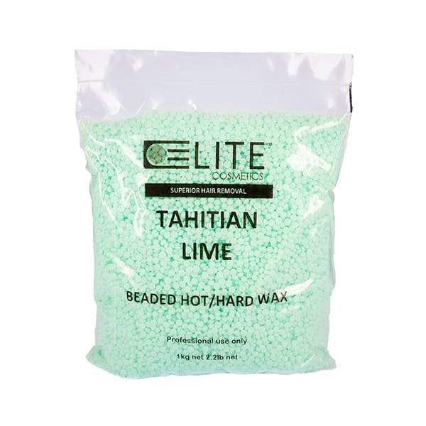 Elite Cosmetics Superior Hair Removal - Beaded Hot/ Hard Wax Tahitian Lime