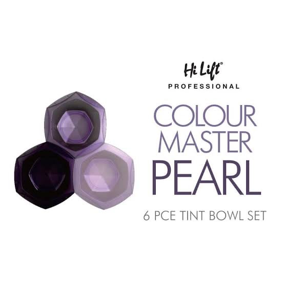 Hi Lift Professional Colour Master Pearl 6 PCE Tint Bowl Set