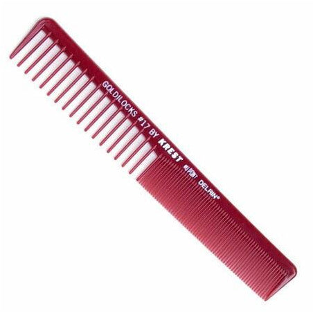 Krest Goldilocks Professional Comb No. 17 Space Tooth
