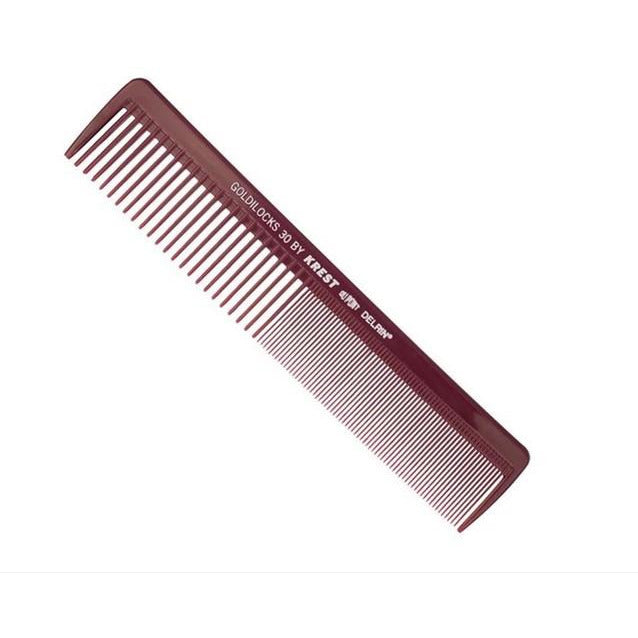 Krest Goldilocks Professional Comb No. 30 Flat Back Cutting Comb